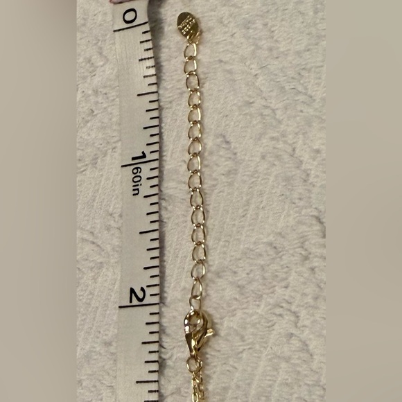 Necklace & cross pendant - 925 gold plated mother of pearl cross - 16-18”L - New - Picture 6 of 13